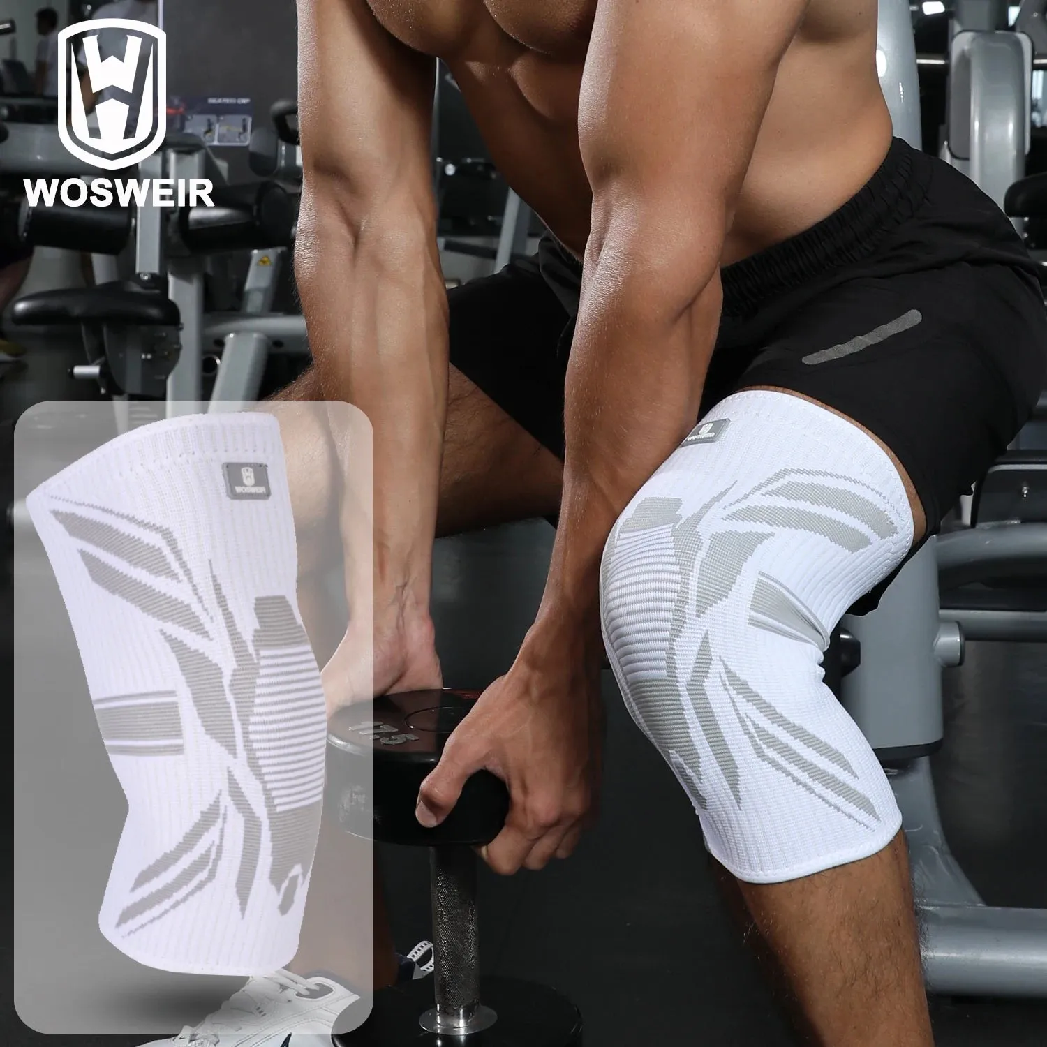 1 Unit Elastic Spandex Knee Pad