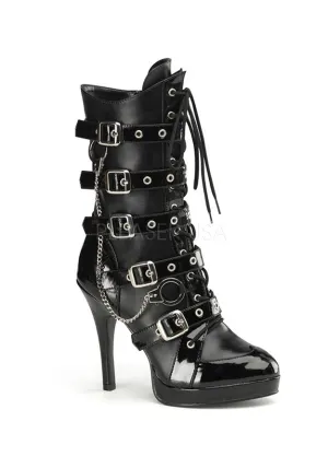 5 Buckle Strap Cop Boots