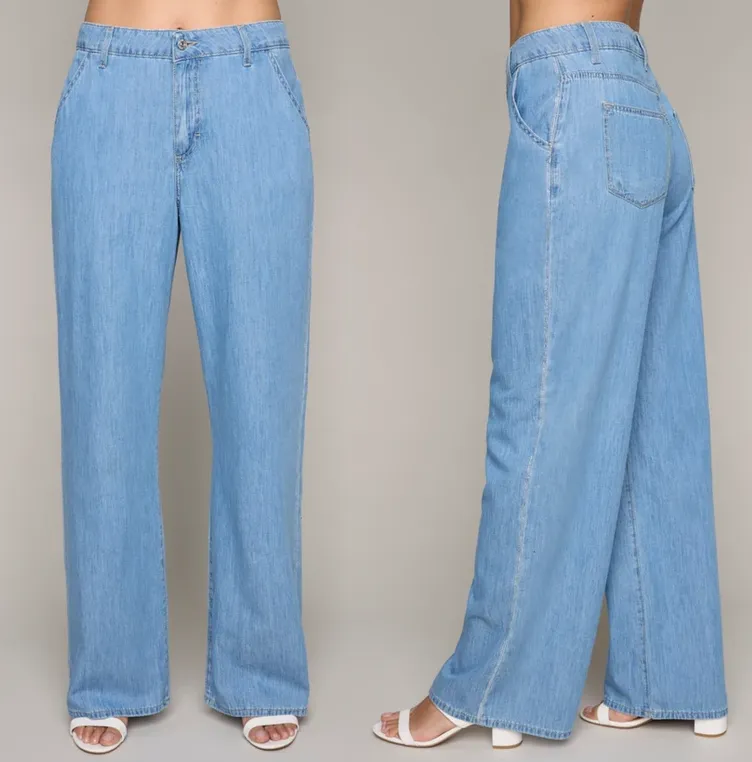 7889 - Soft Sparkle Wide Leg Pant