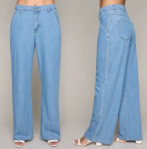 7889 - Soft Sparkle Wide Leg Pant