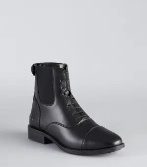 Acento Synthetic Paddock Boots Black