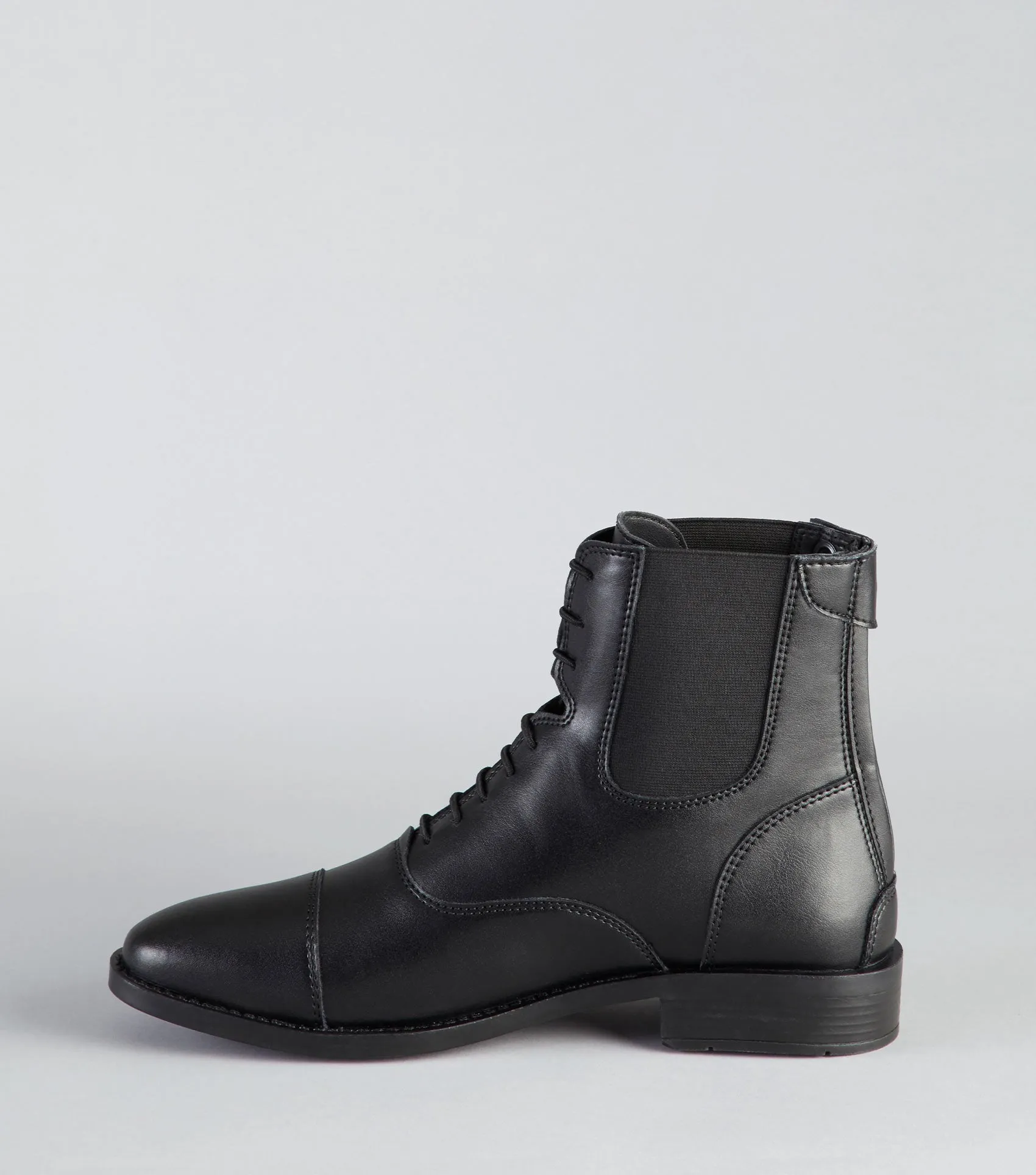 Acento Synthetic Paddock Boots Black