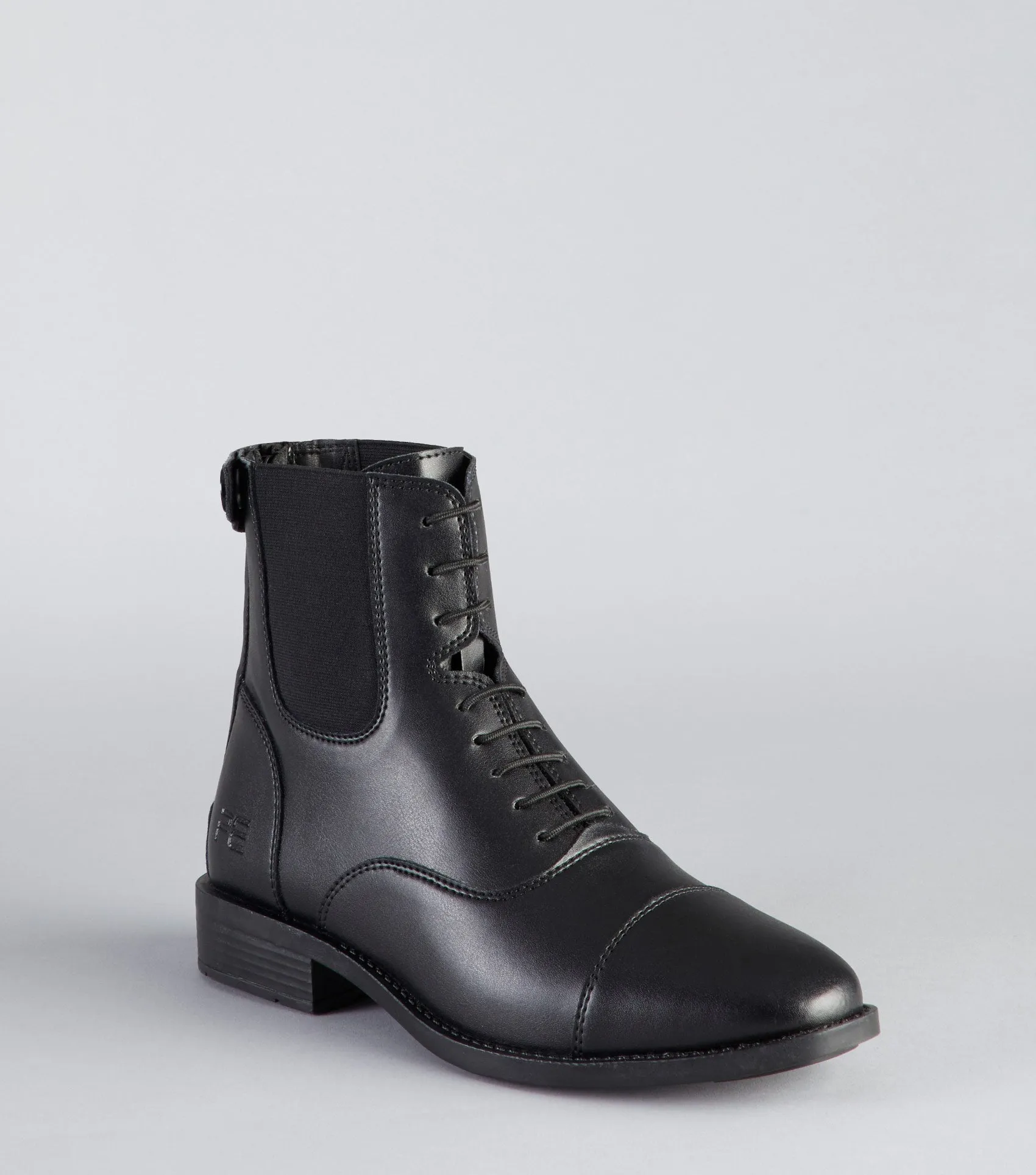 Acento Synthetic Paddock Boots Black
