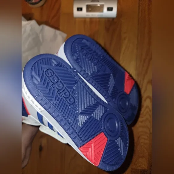 Adidas Hoops Mid 3.0 basketball shoes; Toddler size 10K