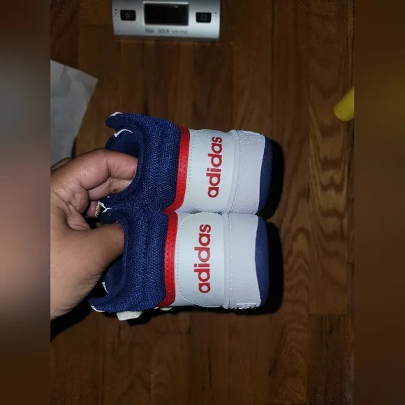 Adidas Hoops Mid 3.0 basketball shoes; Toddler size 10K