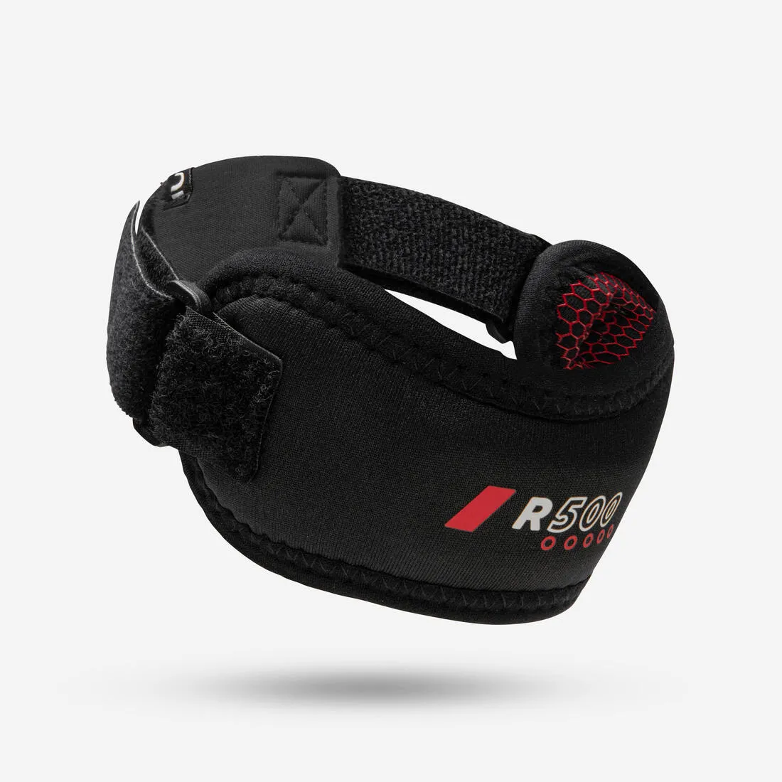 Adults Left/right R500 knee support strap - Black