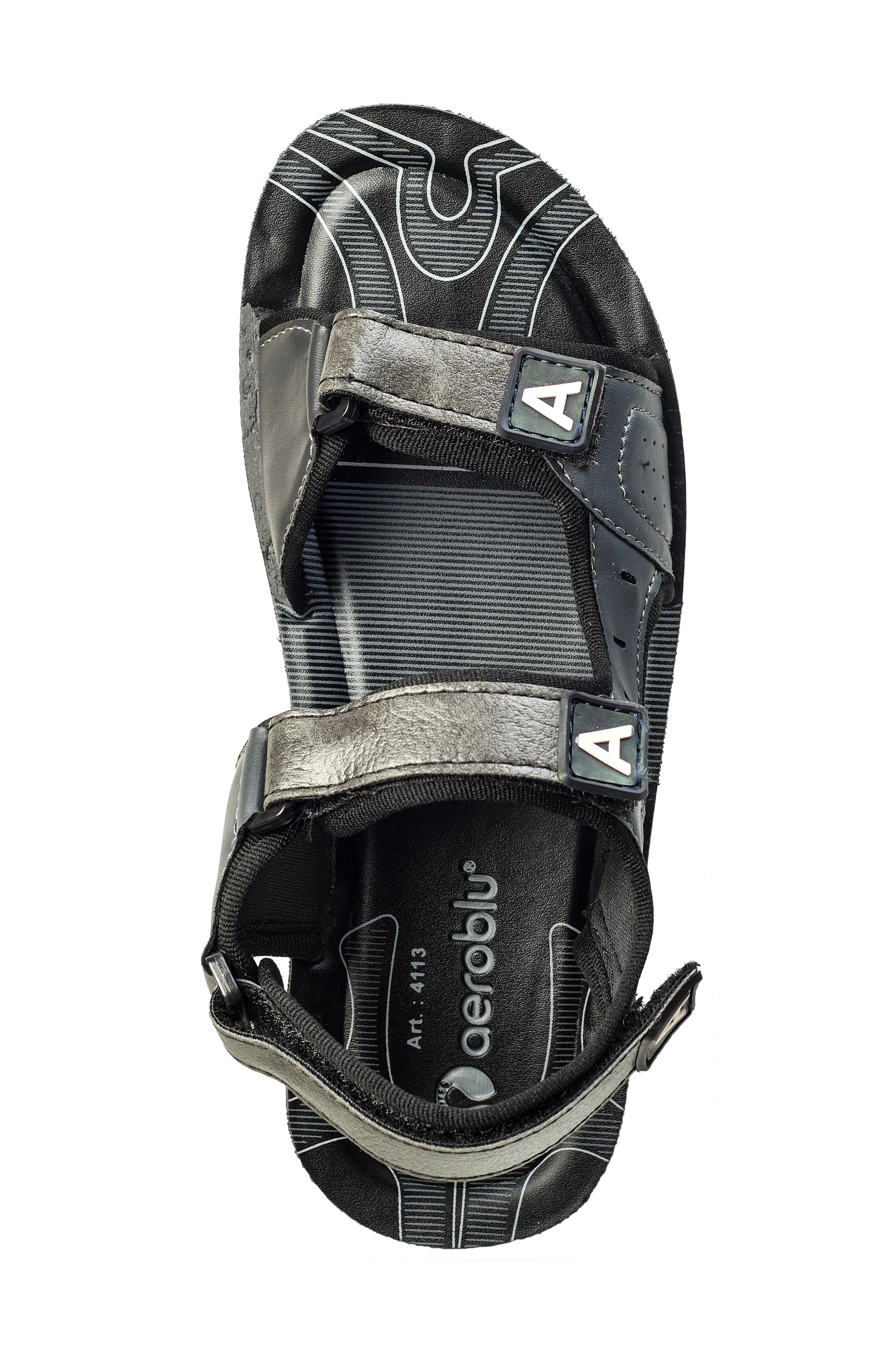 Aerowalk Boys Grey / L. Grey Sandal PU