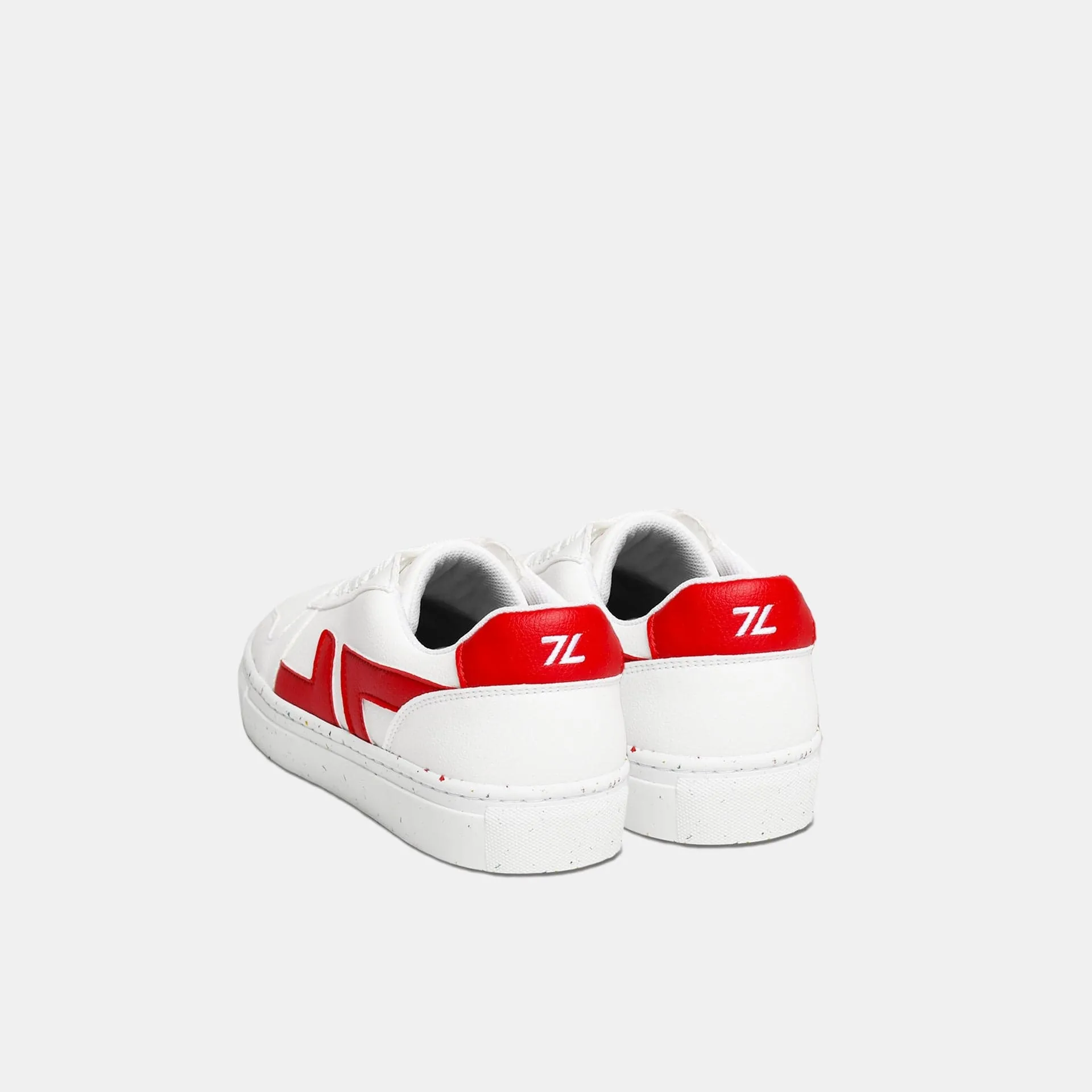 Alpha Unisex Grape Leather Vegan Sneakers | Red