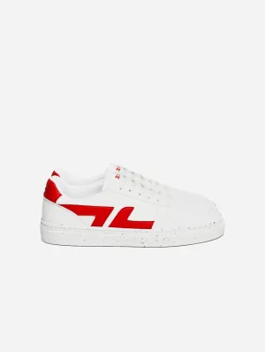 Alpha Unisex Grape Leather Vegan Sneakers | Red