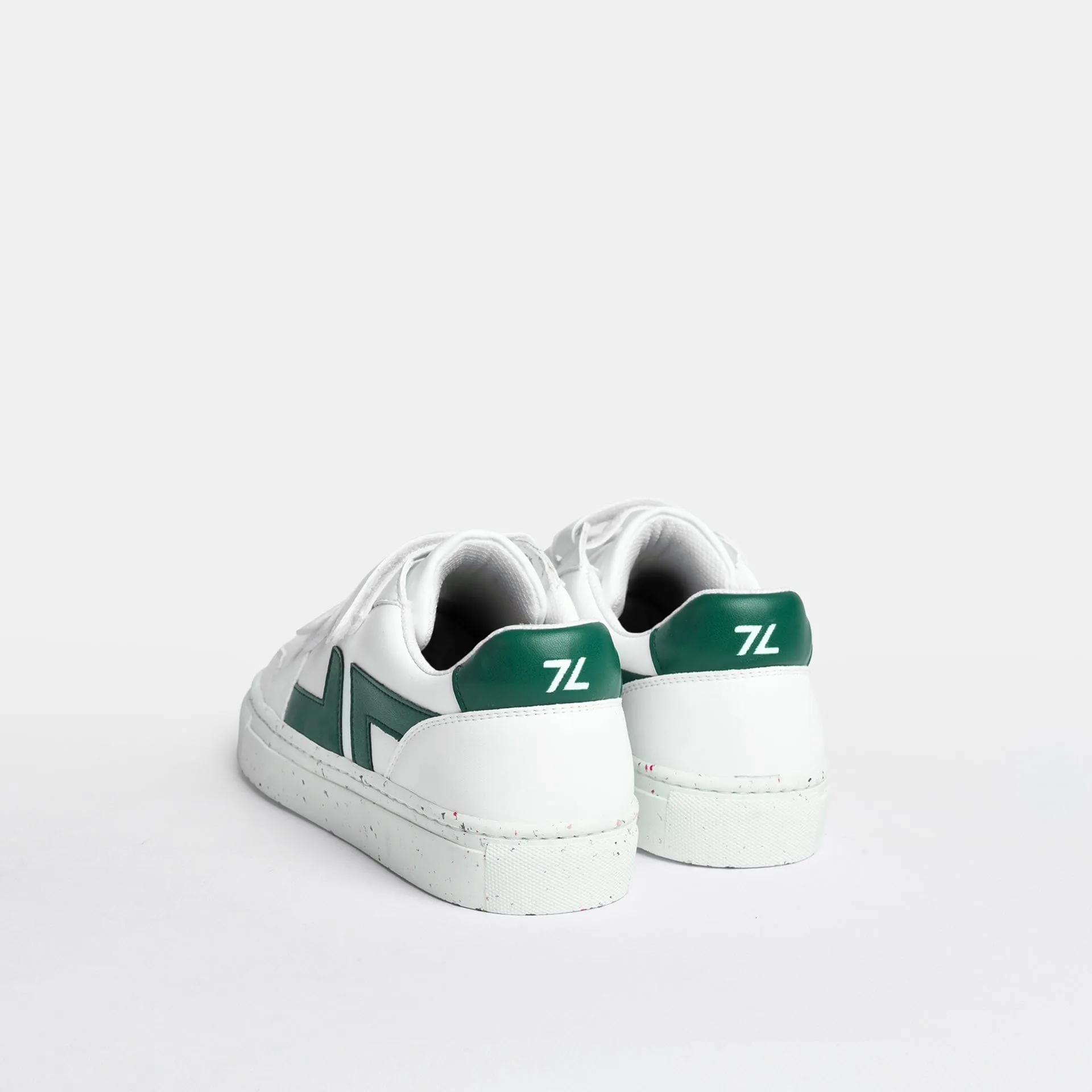 Alpha Unisex Vegan Leather Velcro Sneakers | Green