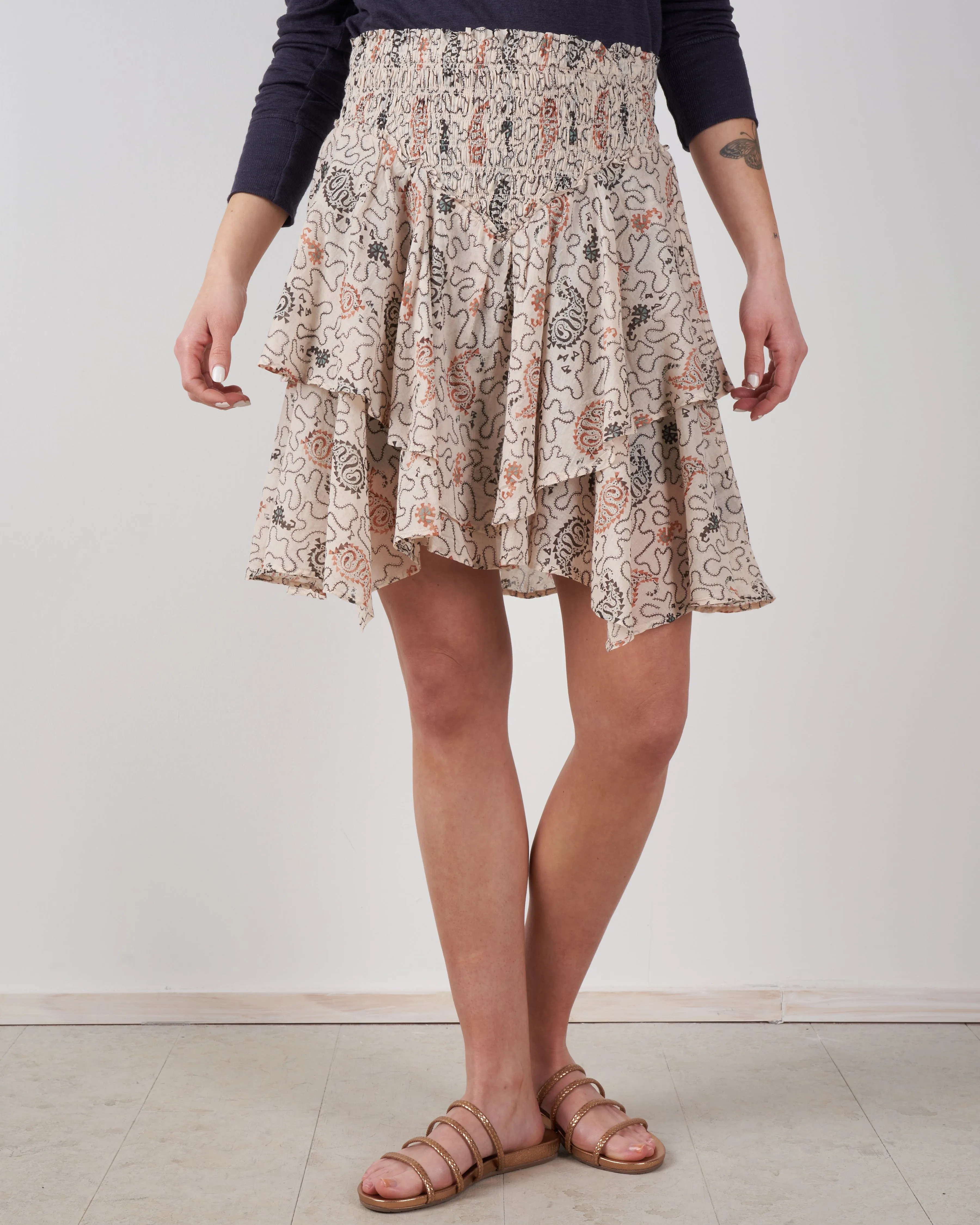 also skirt - ecru