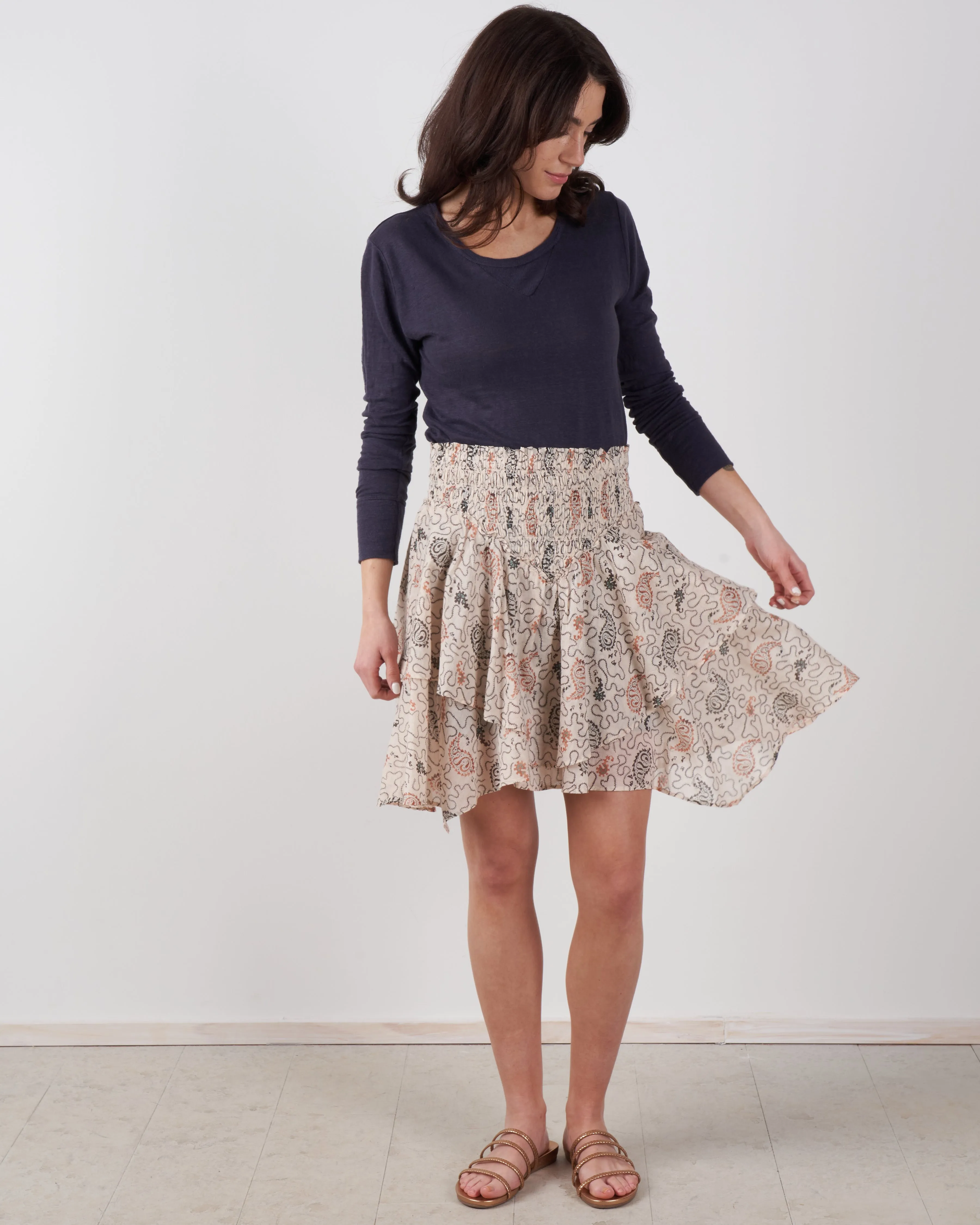 also skirt - ecru