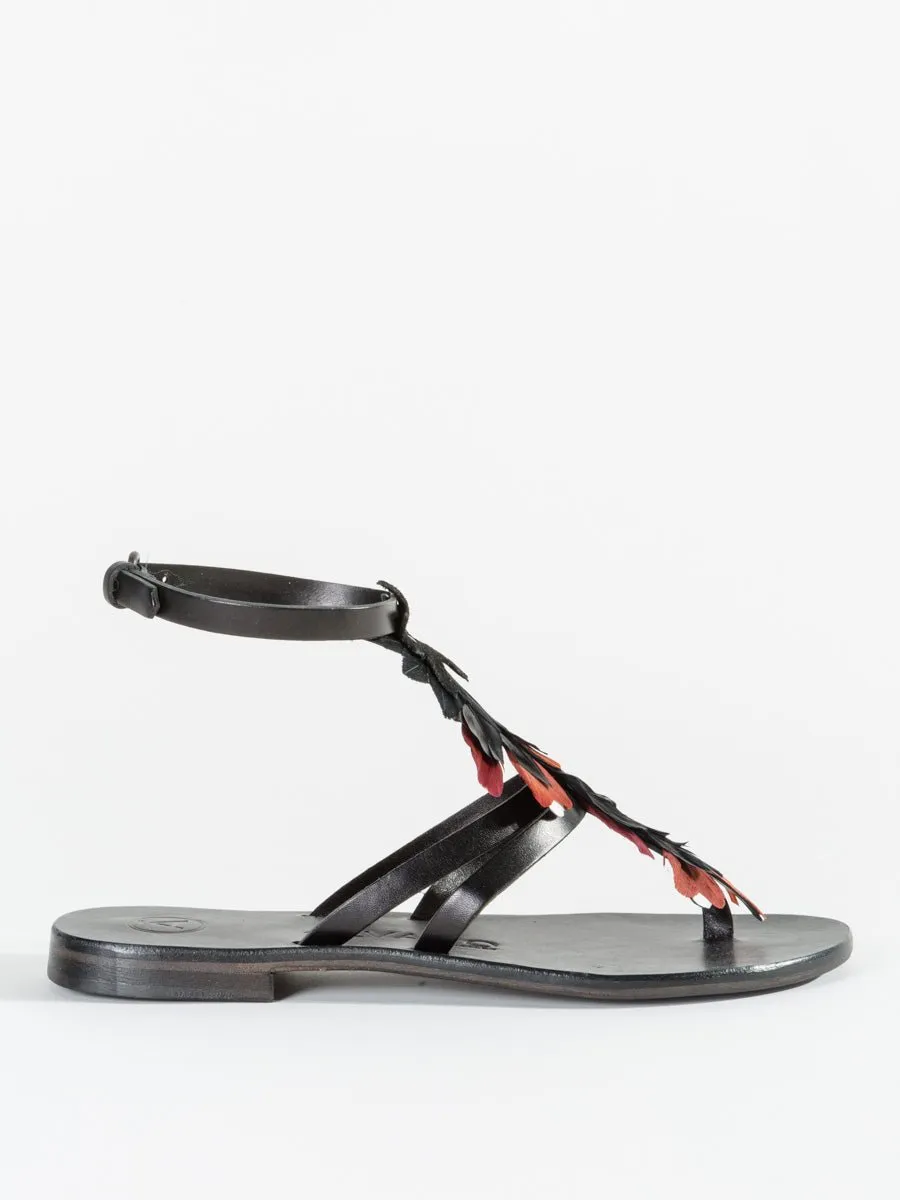 ariana feathers sandal