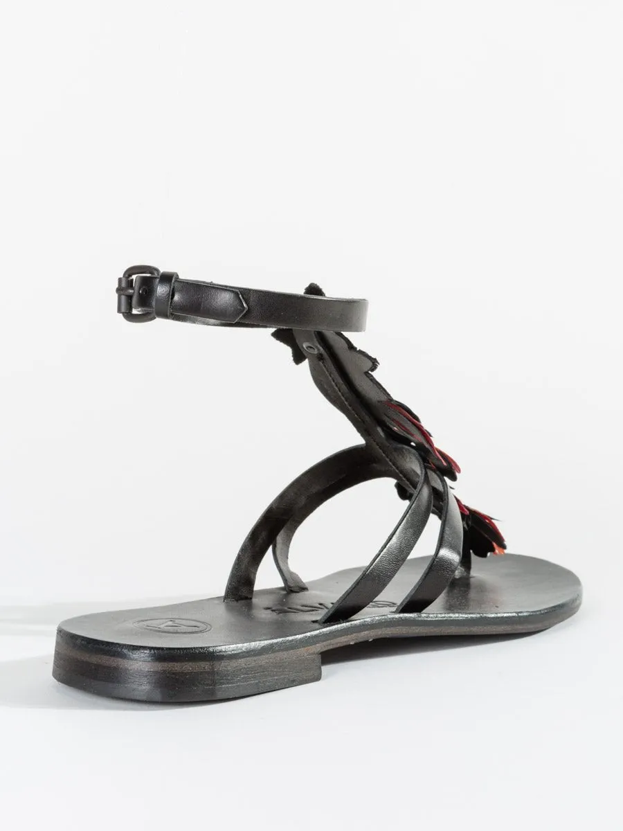 ariana feathers sandal