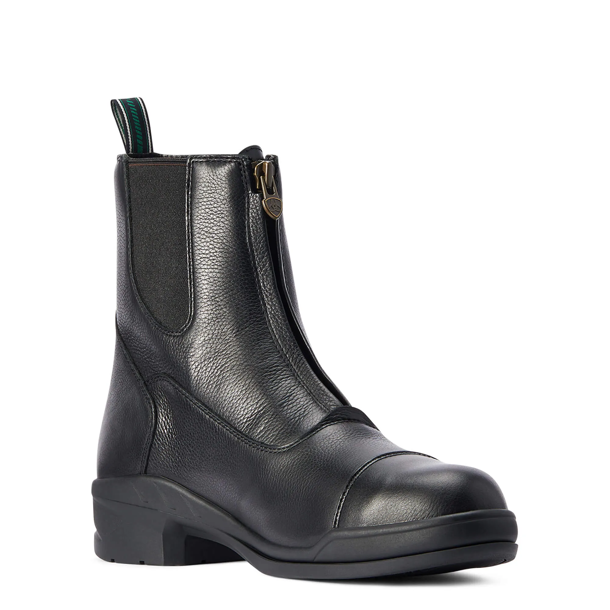 Ariat Mens Heritage IV Zip Steel Toe Boots Black