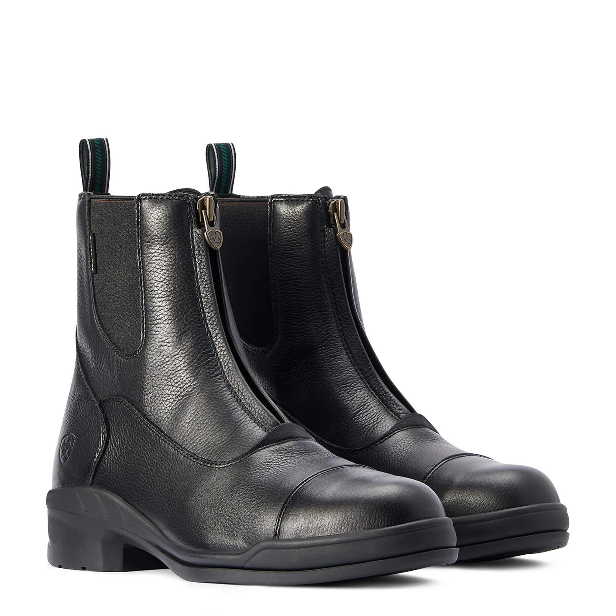 Ariat Mens Heritage IV Zip Steel Toe Boots Black
