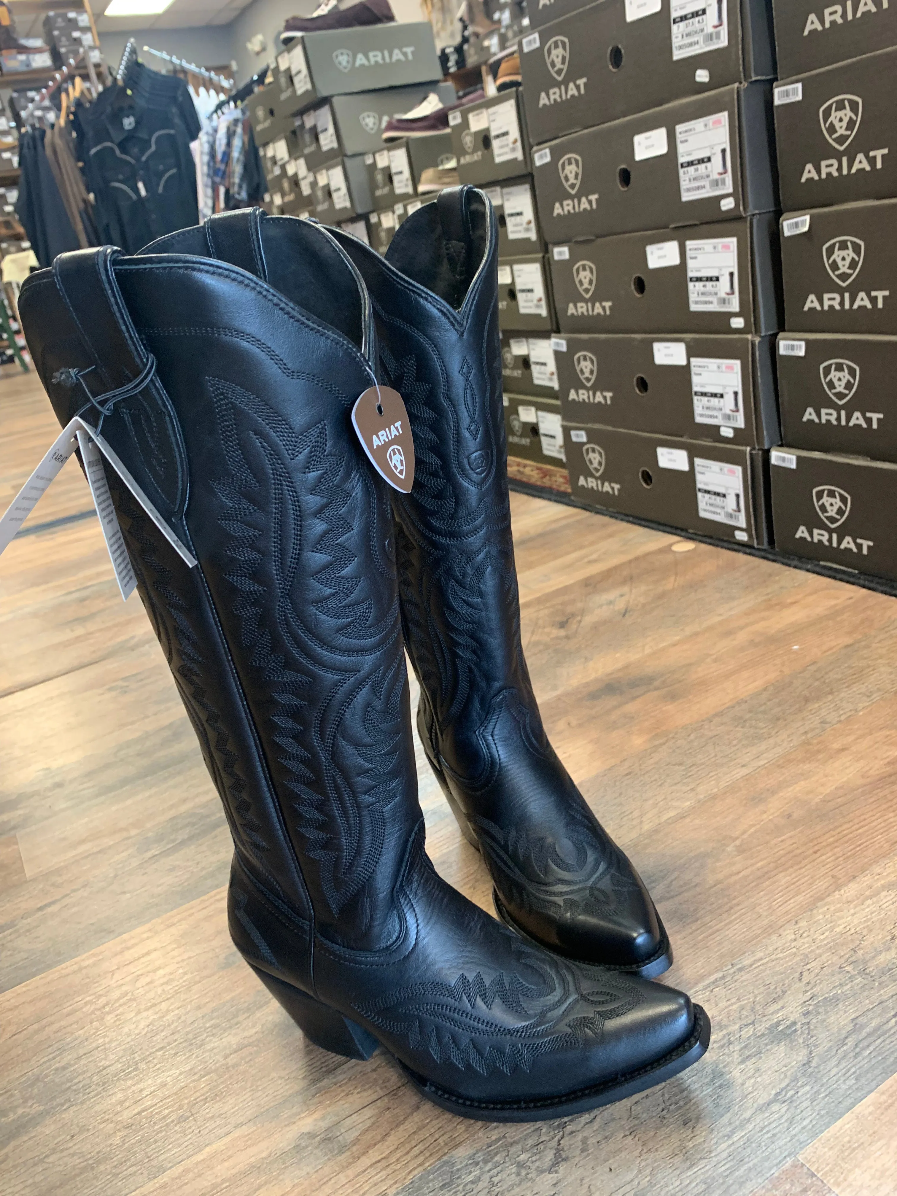 ARIAT WOMEN'S CASANOVA TALL WESTERN BOOTS - SNIP TOE