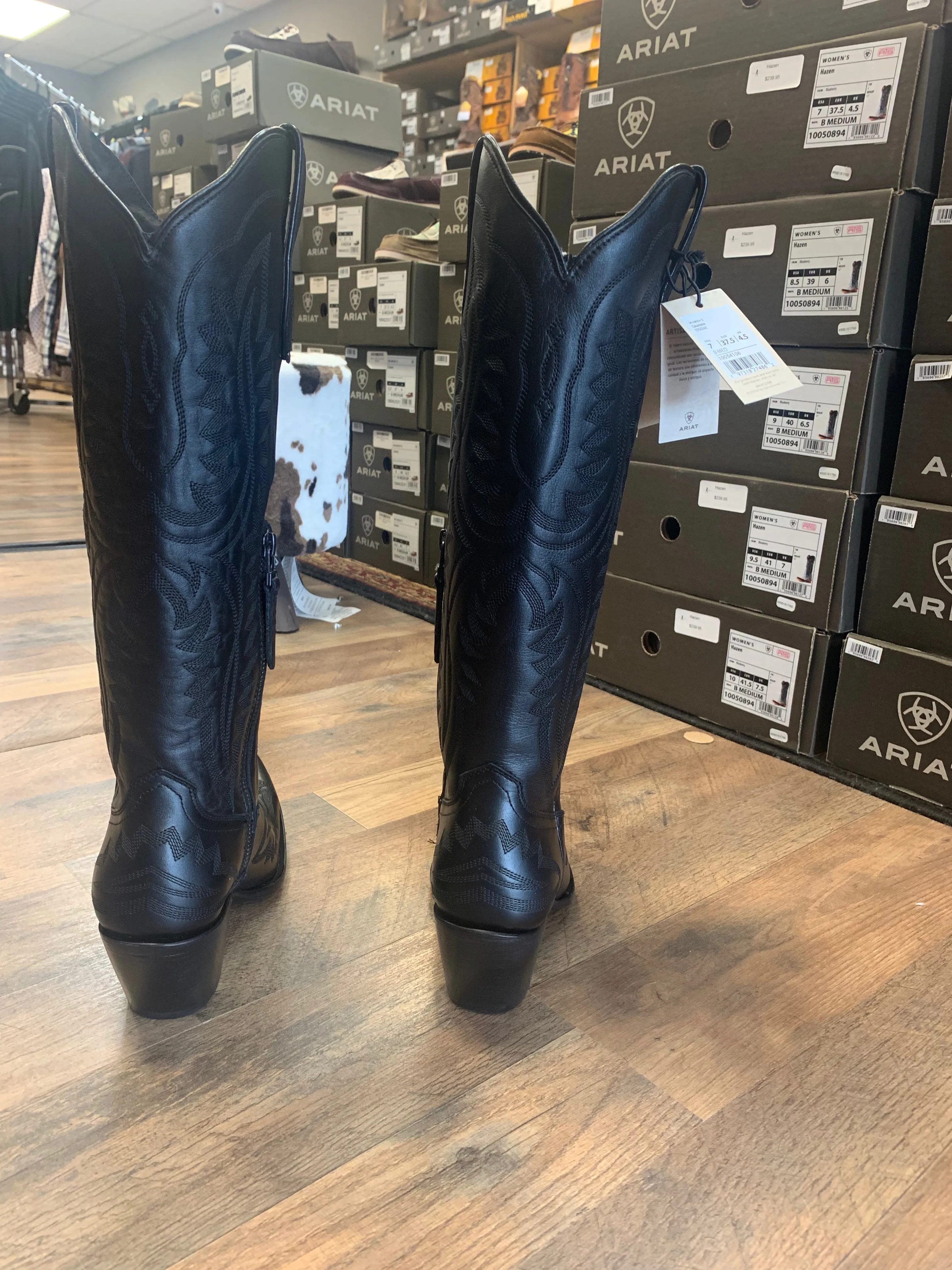 ARIAT WOMEN'S CASANOVA TALL WESTERN BOOTS - SNIP TOE
