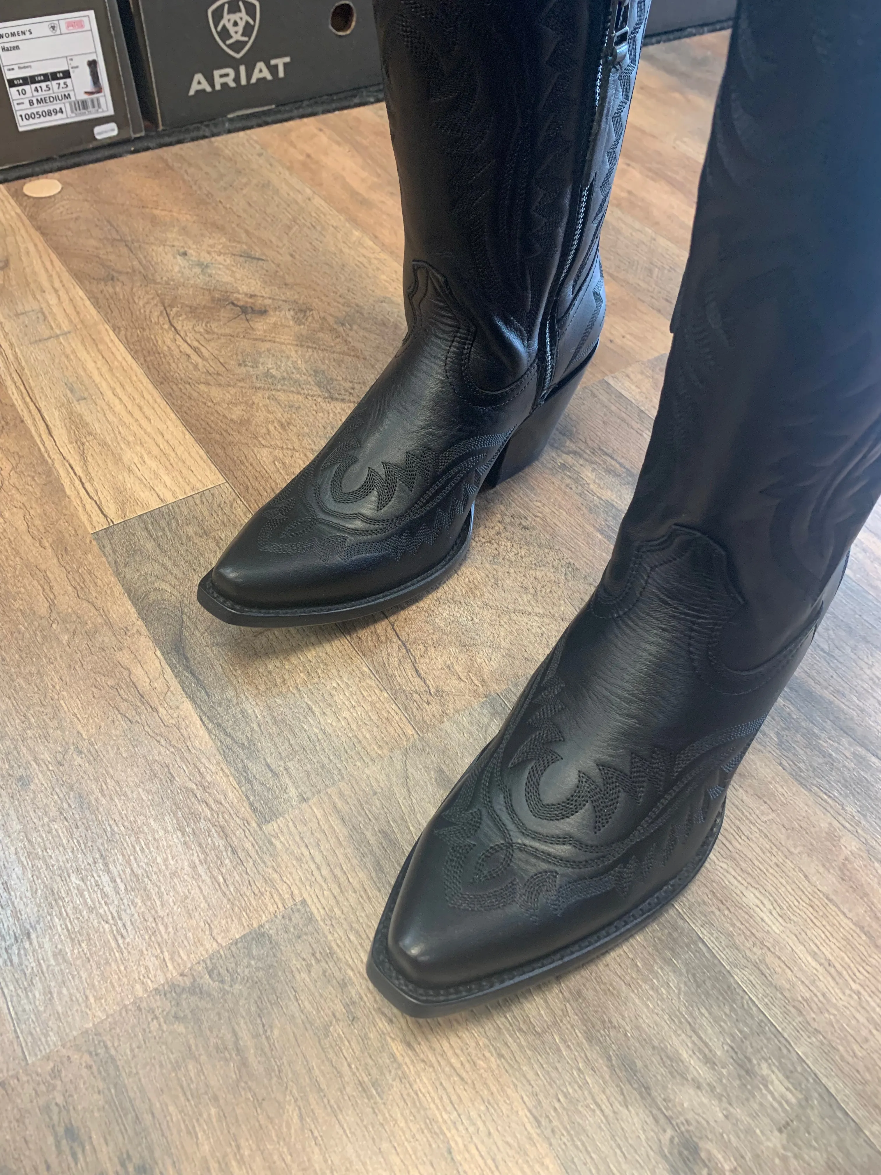 ARIAT WOMEN'S CASANOVA TALL WESTERN BOOTS - SNIP TOE