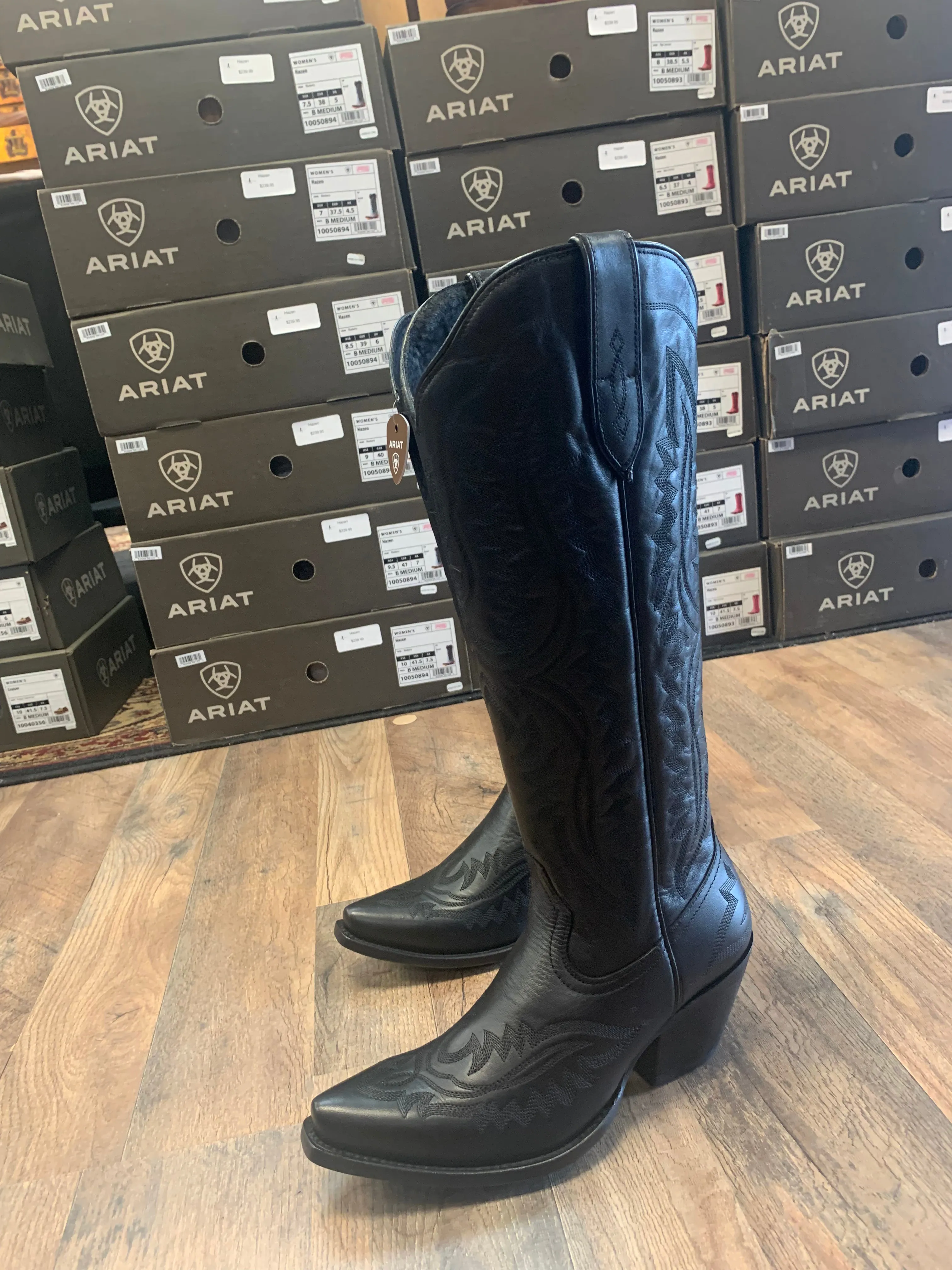 ARIAT WOMEN'S CASANOVA TALL WESTERN BOOTS - SNIP TOE