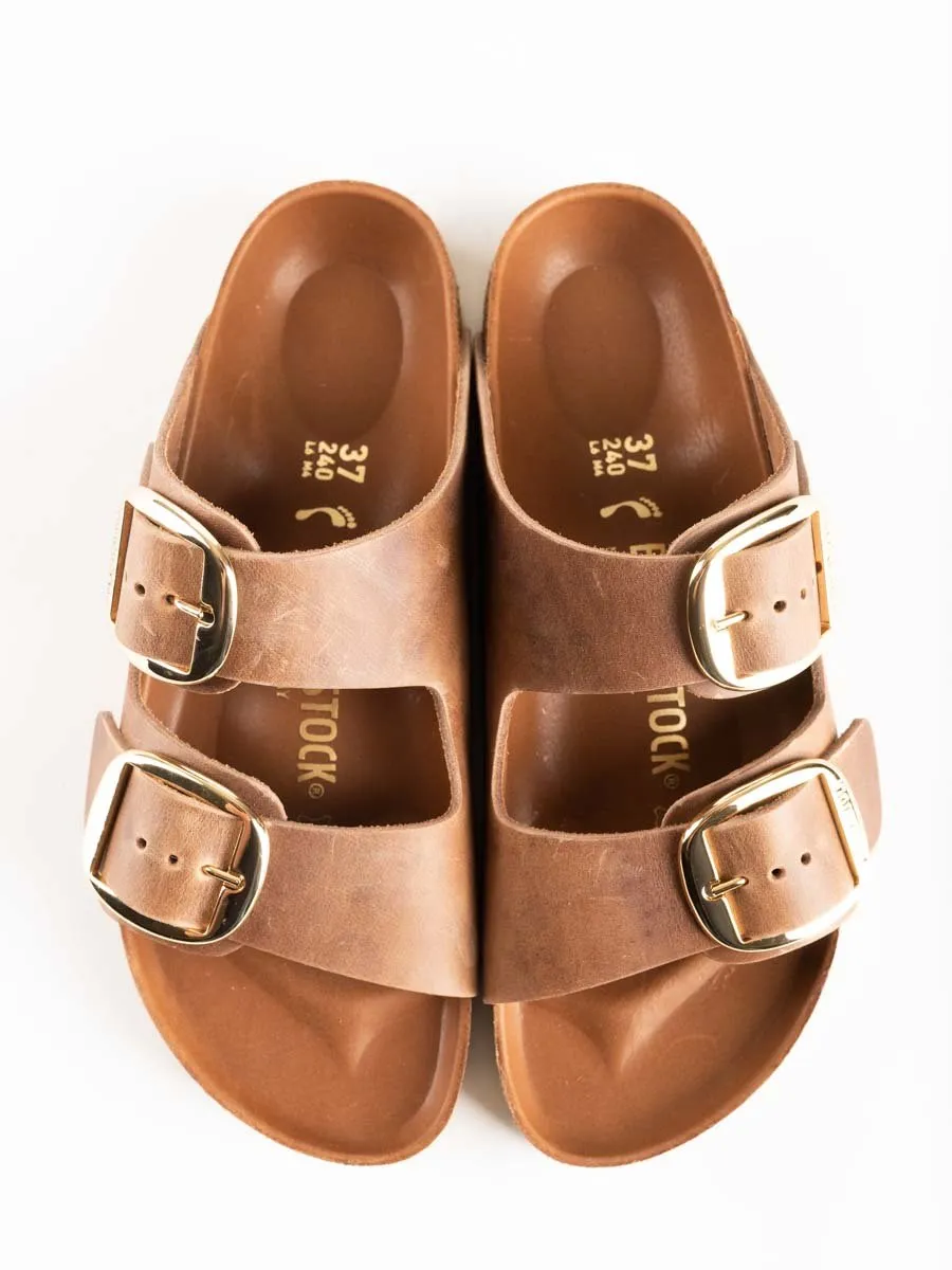 arizona hex - cognac/leather