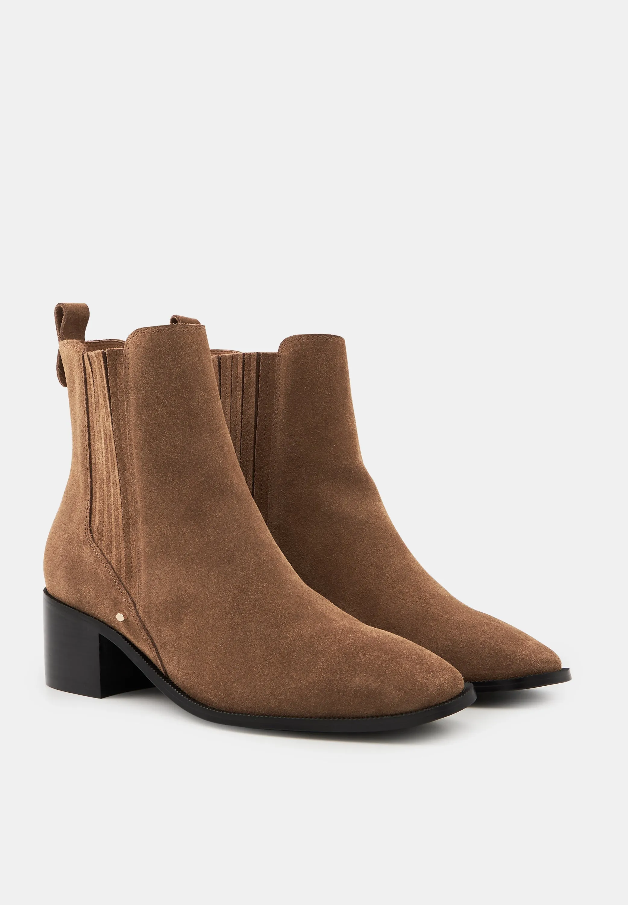 Ava-Cuir Suede Camel