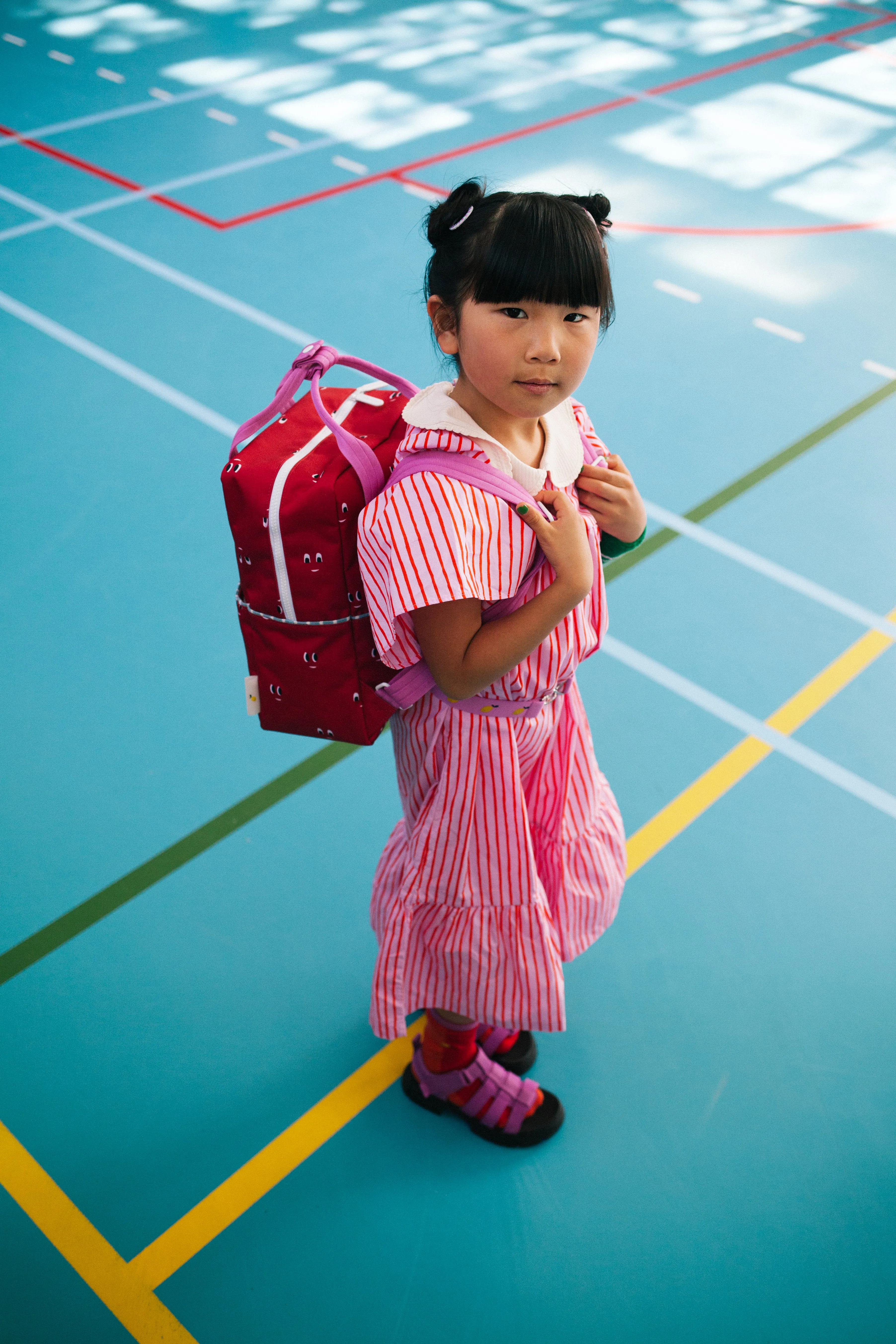 backpack medium | special edition | eyes |basketball red | Josiah Amari