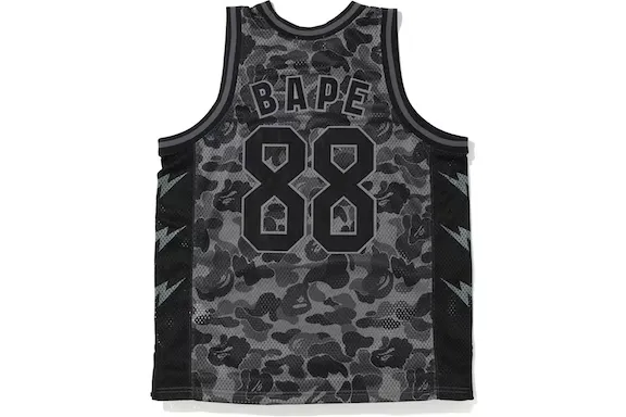 BAPE ABC Camo Basketball Tank Top Black