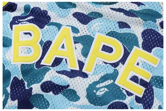 BAPE ABC Camo Basketball Tank Top Blue