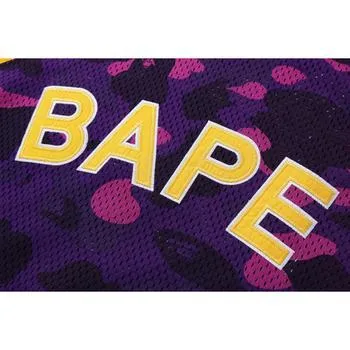 BAPE Color Camo Basketball Tank Top Purple