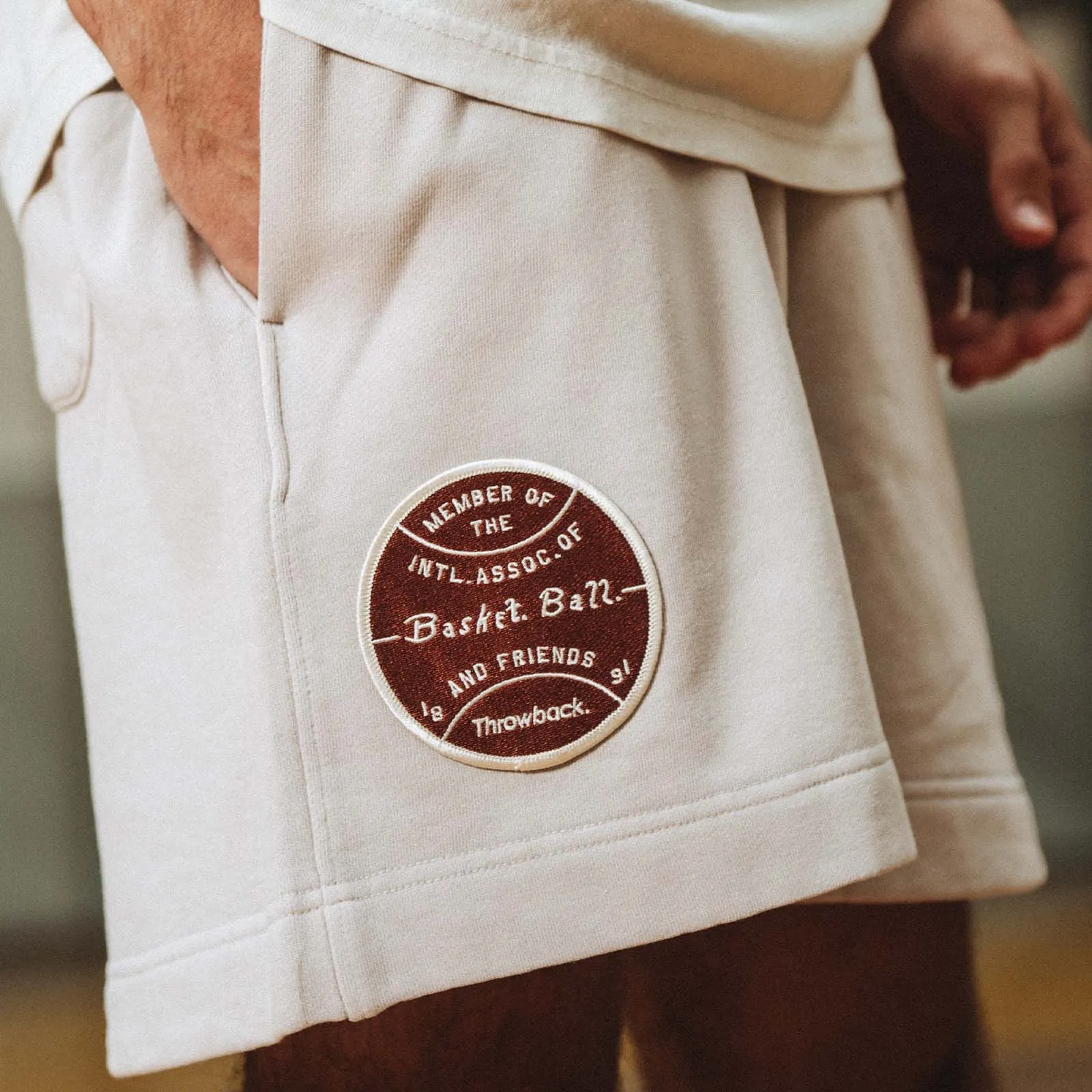 Basketball & Friends Fundamentals Members Shorts - Faded Bone