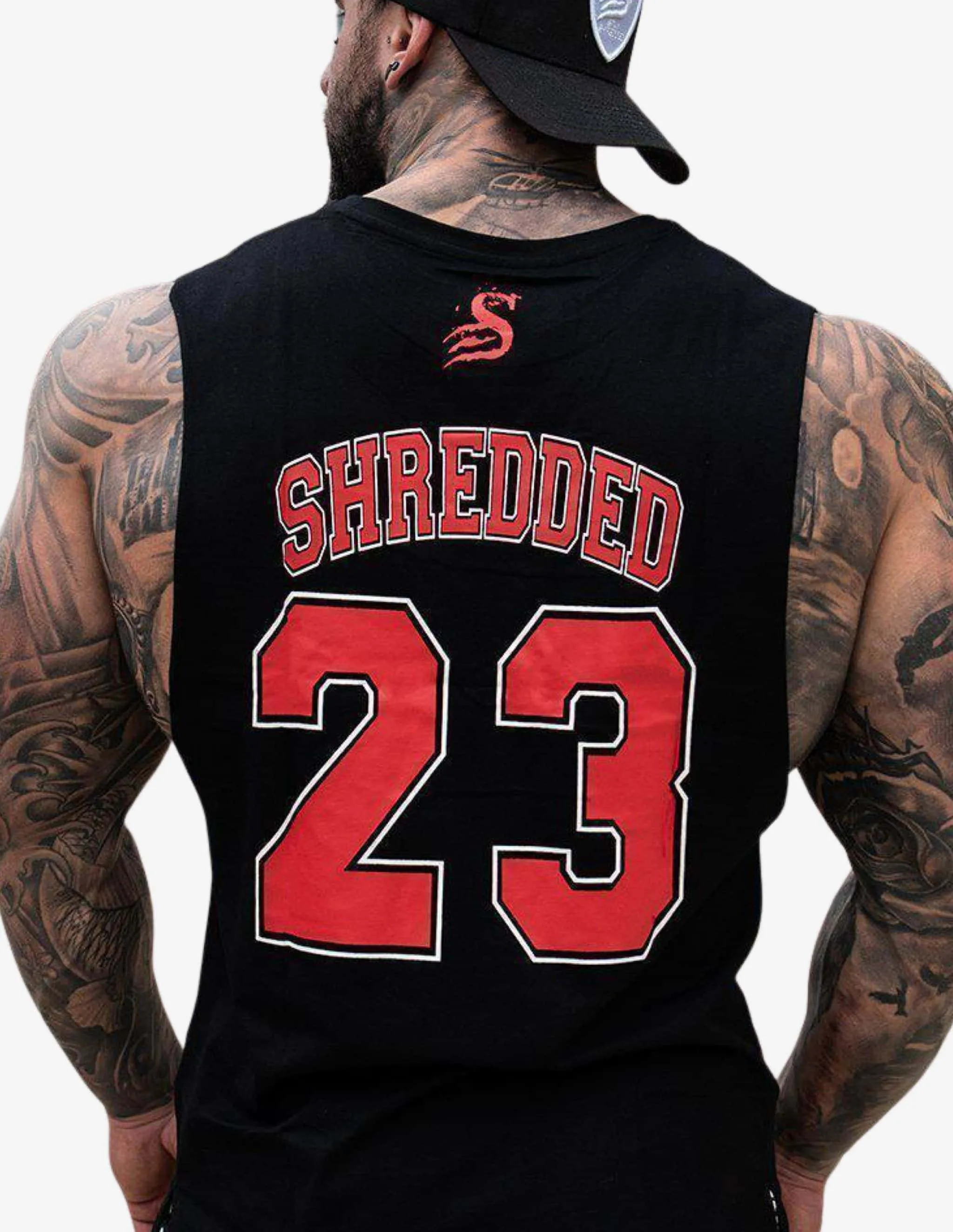 Basketball Tank top - Black/Red