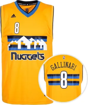 Basketbalový dres Adidas NBA Denver Nuggets Jersey Nr.8 Tank Top Alternatives Danilo Gallinari Tank Basketball žltý