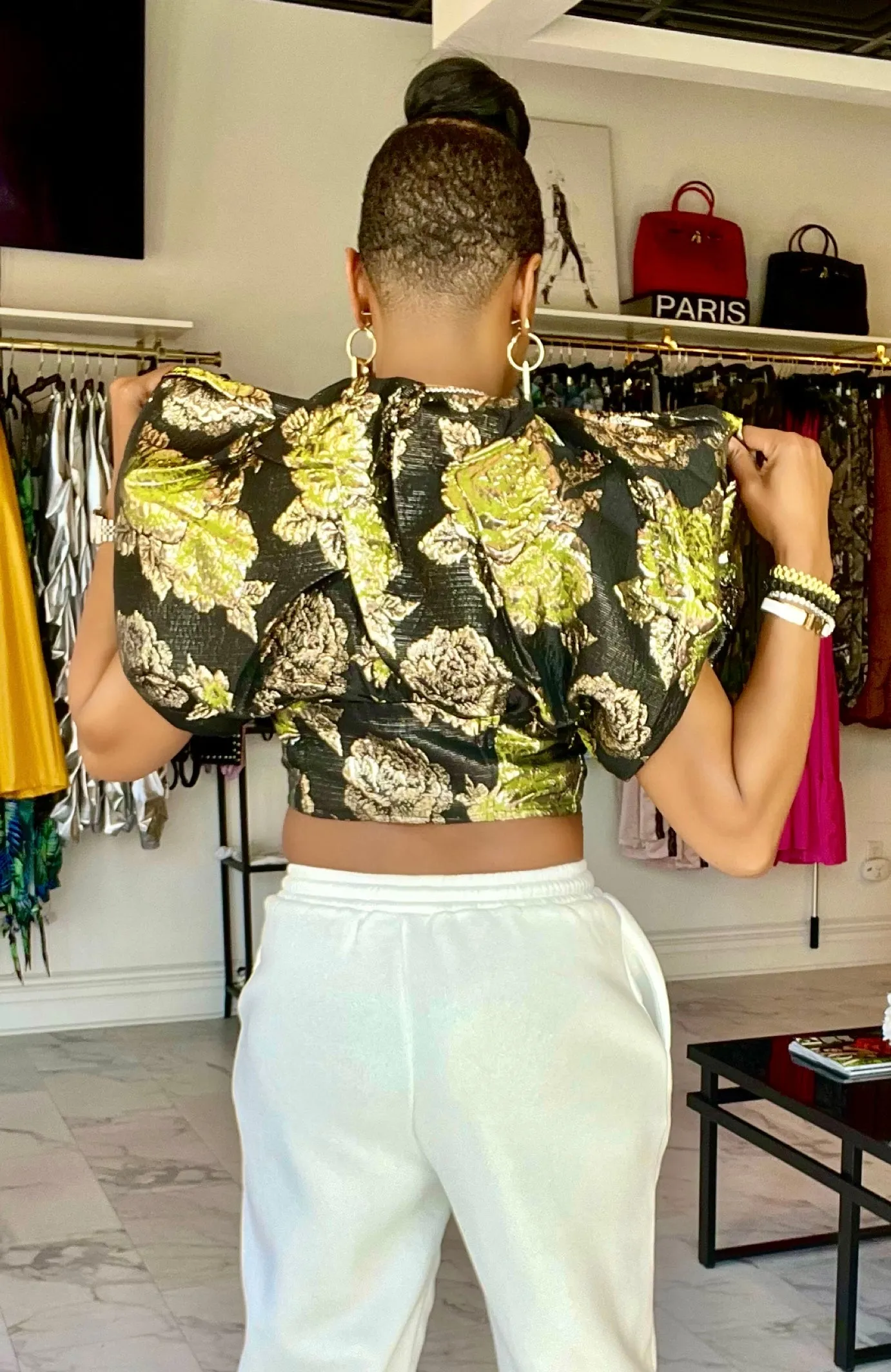BLACK BIRD | CROP TOP