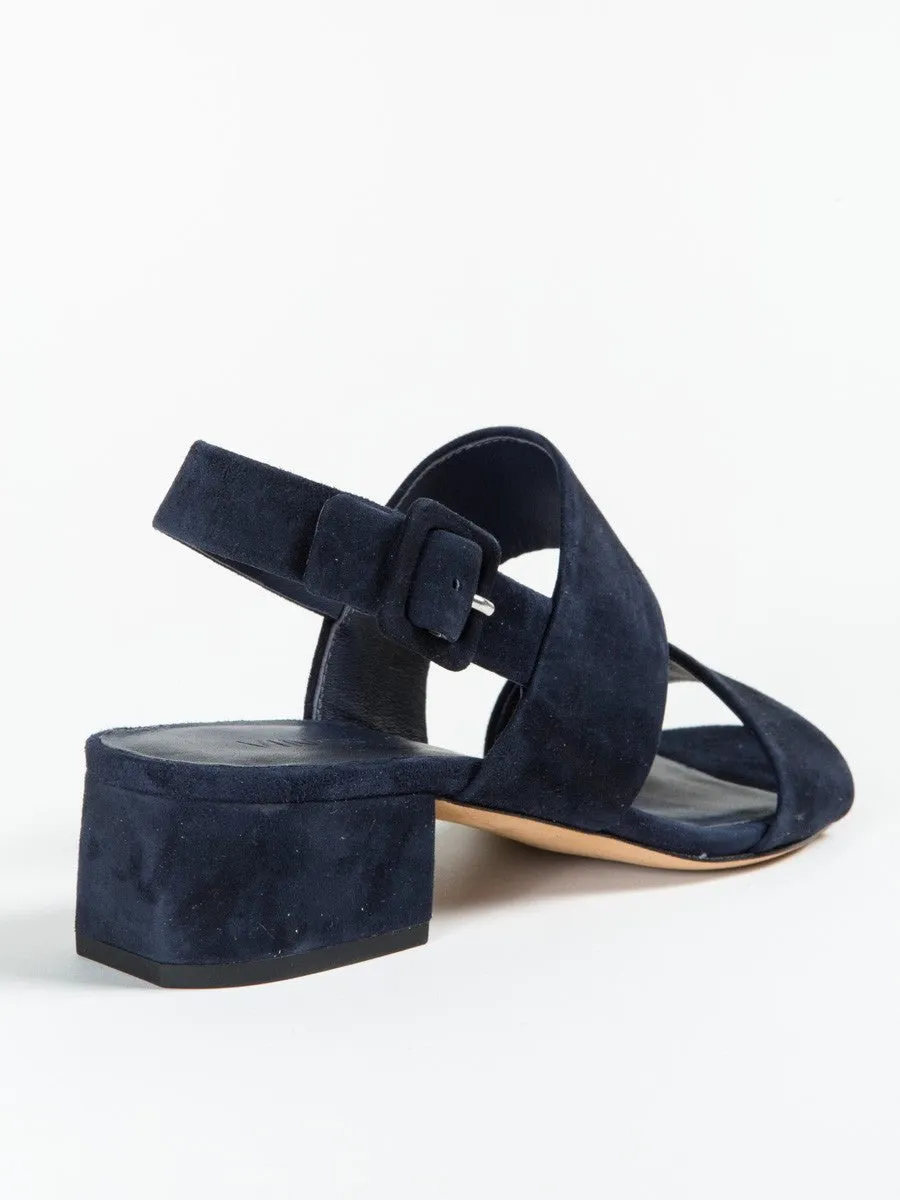 block heel - deep blue