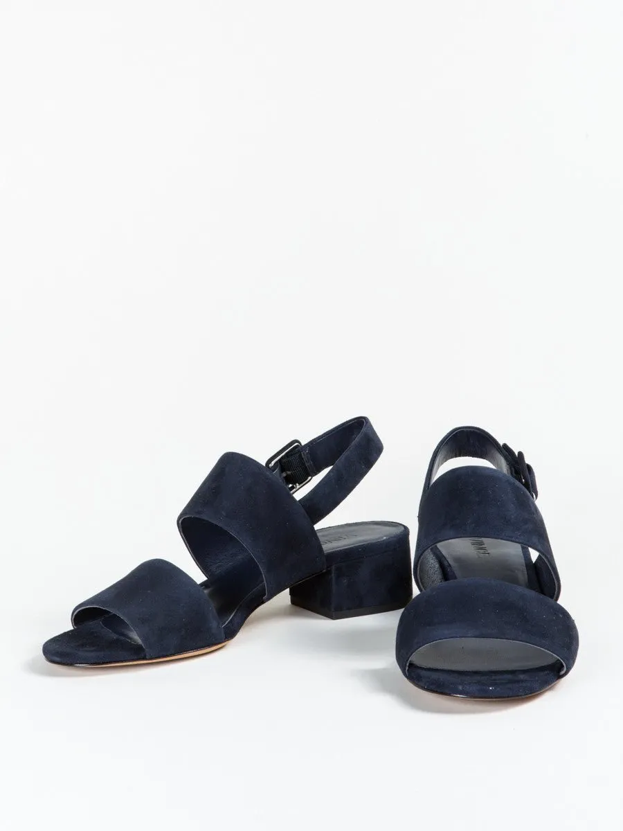 block heel - deep blue