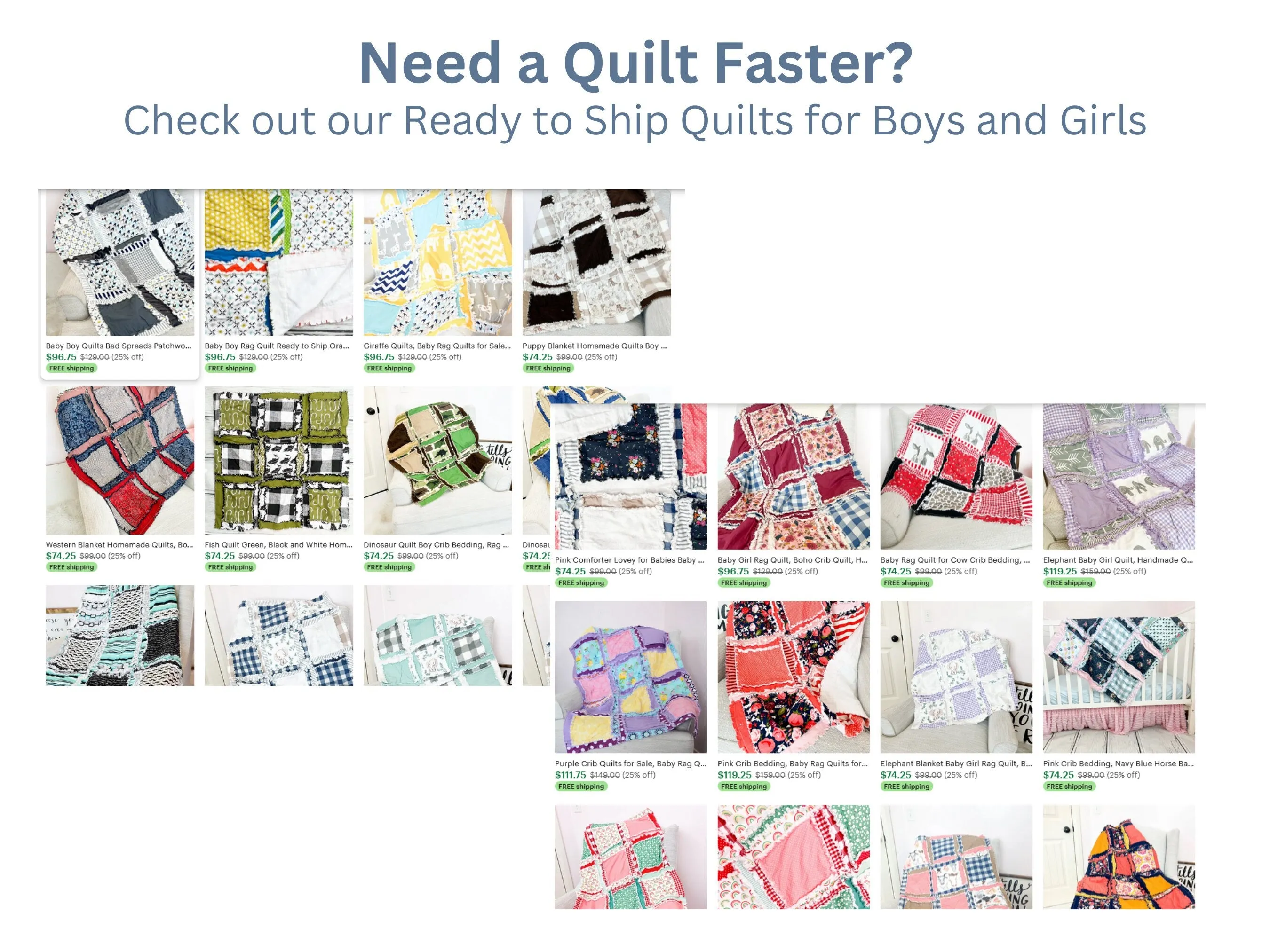 Blue Sports Nursery Bedding Handmade Quilts for Sale, Sports Theme Rag Quilt, Twin Bedding also Available, Baby Boy