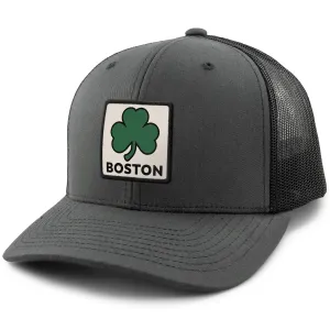 Boston Shamrock Printed Patch Classic Snapback Trucker