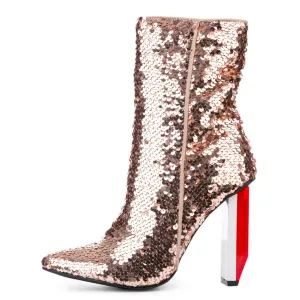 Cape Robbin Terra-1 Rose Gold Bootie rose gold