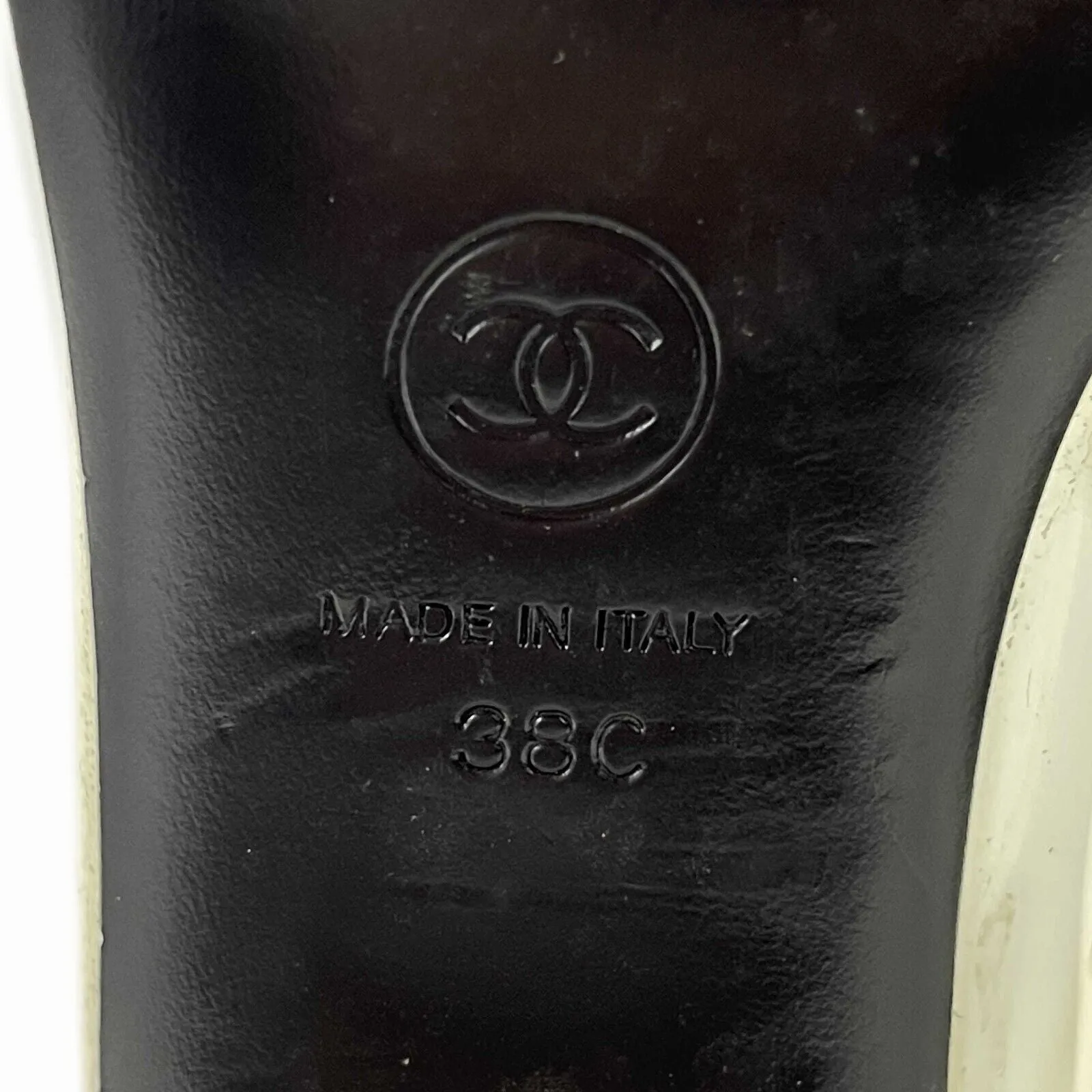 CHANEL - 18S Capped Toe CC PVC Mid-Calf Boots - 38 US 8