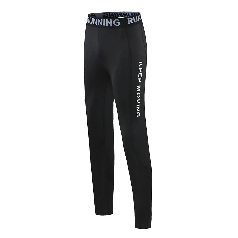 Children's Compression Wear, Suit for Boy Running, Basketball, Football, Tracksuit for Children Quick-Drying Top   Leggings