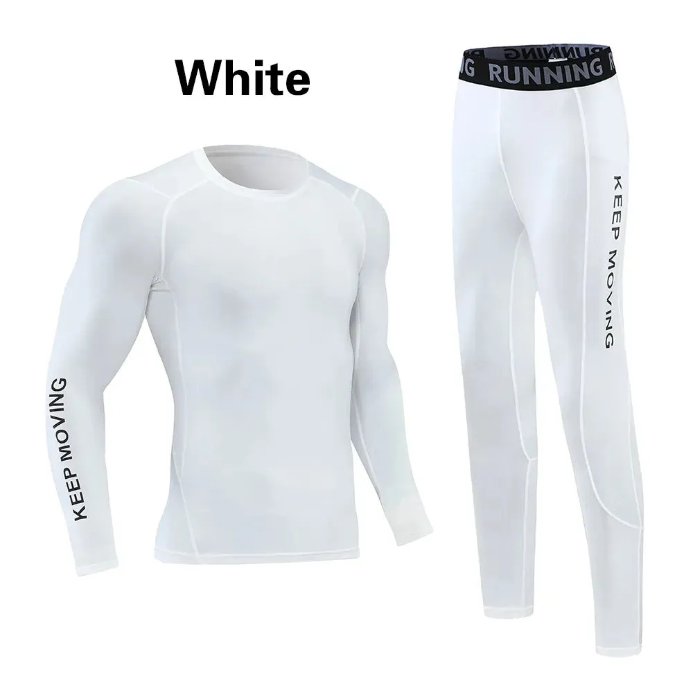 Children's Compression Wear, Suit for Boy Running, Basketball, Football, Tracksuit for Children Quick-Drying Top   Leggings