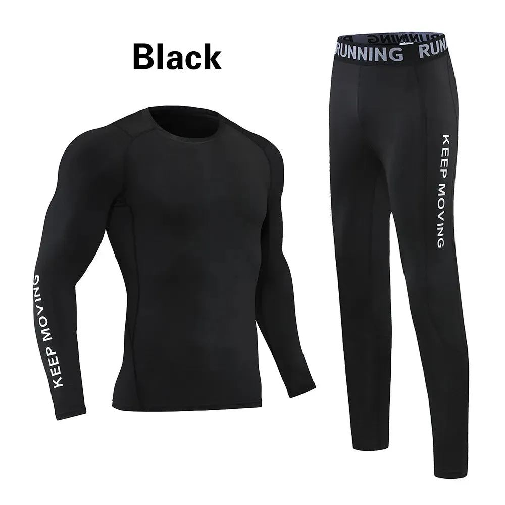 Children's Compression Wear, Suit for Boy Running, Basketball, Football, Tracksuit for Children Quick-Drying Top   Leggings