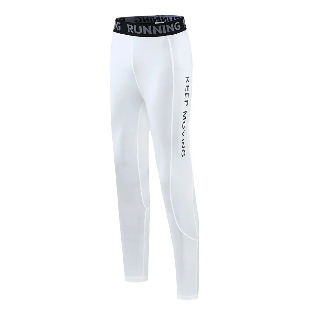Children's Compression Wear, Suit for Boy Running, Basketball, Football, Tracksuit for Children Quick-Drying Top   Leggings