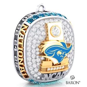 Christopher Newport Mens Basketball 2023 Championship Ring Top Pendant - Design 2.6