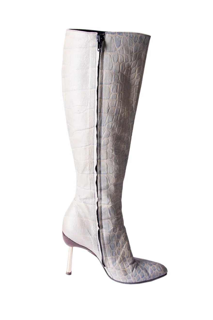 Cigarette Heel Boots