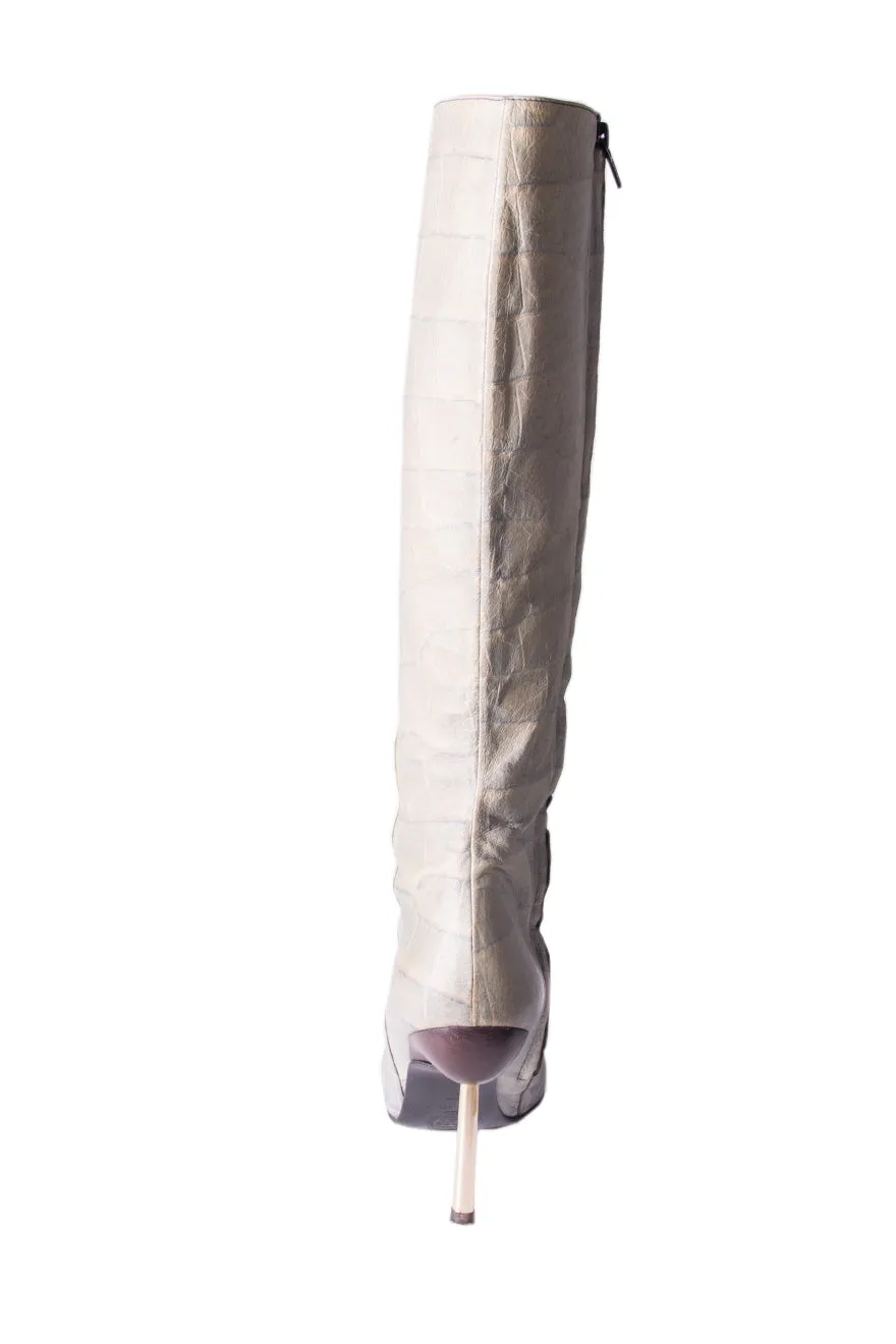 Cigarette Heel Boots