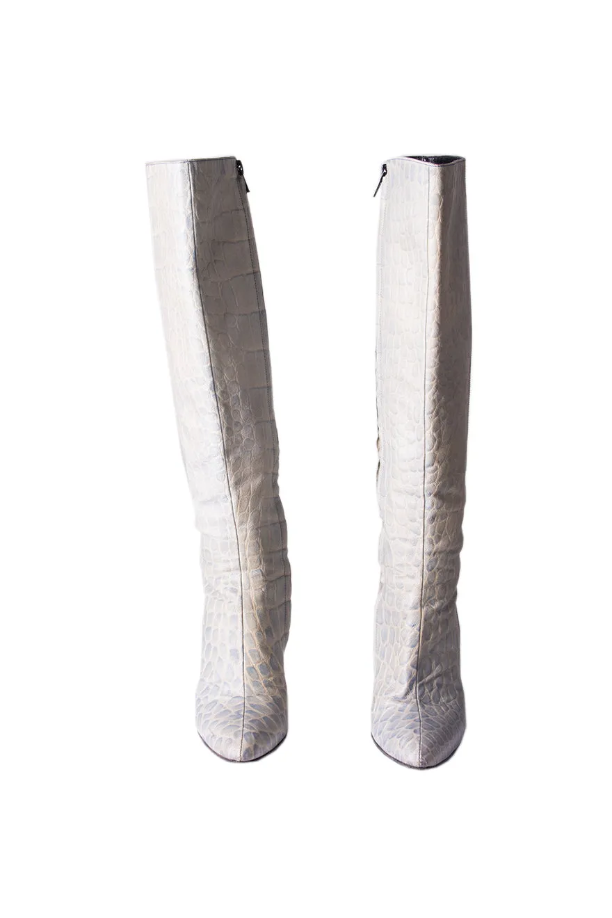 Cigarette Heel Boots