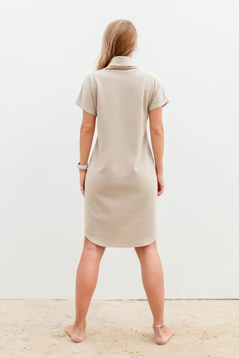 City Dress in Beige