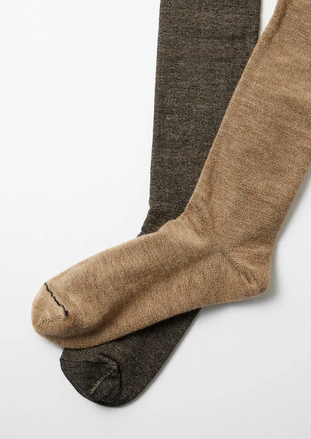 City High Socks - Black Beige